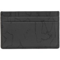 Tegnebog Alexander McQueen Graffiti Logo Card Holder Sort | 7362301AAQ4-1000, 1