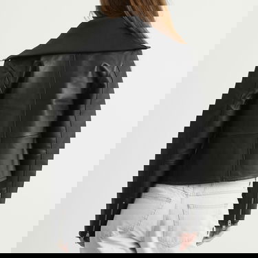 Jakke Samsoe Samsoe Sashira Leather Jacket Sort | F25400033-CLR000021, 3