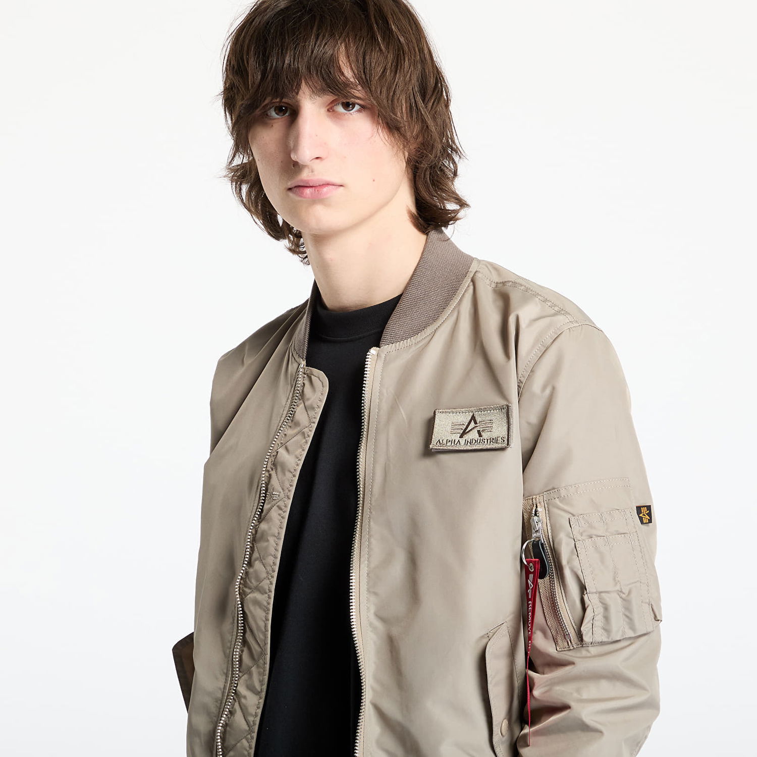 Bomberjakke Alpha Industries Alpha Industries MA-1 TTC Two Tone Contrast Bomber Jacket Beige | 126101-679, 1