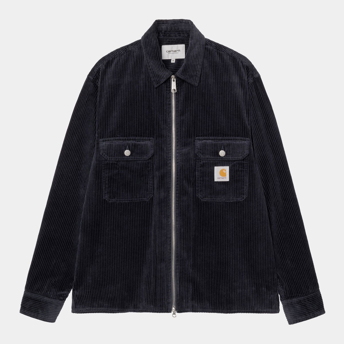 Jakke Carhartt WIP Carhartt WIP Reynold Corduroy Shirt Jacket Mørkeblå | I036049_9, 0