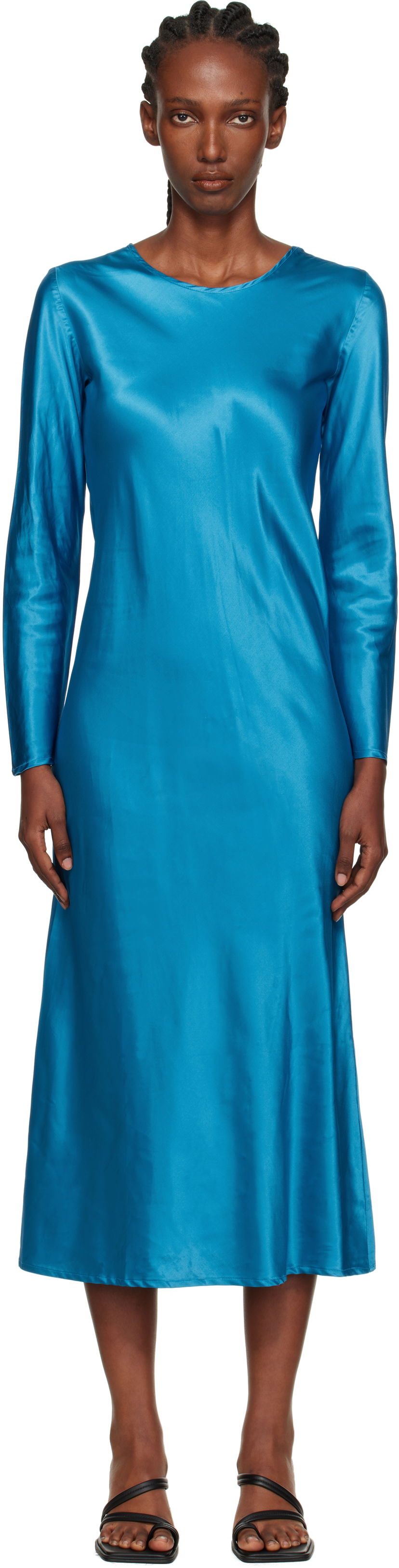 Kjole Baserange Baserange Dydine Maxi Dress Blå | DRDYT-EV-AU25