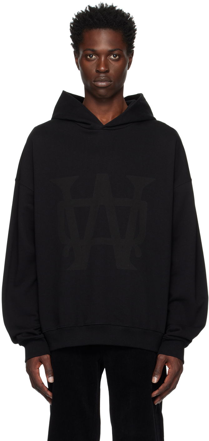 Sweatshirt We11done We11done Symbol Hoodie Sort | WD-TH3-22-801-U-BK