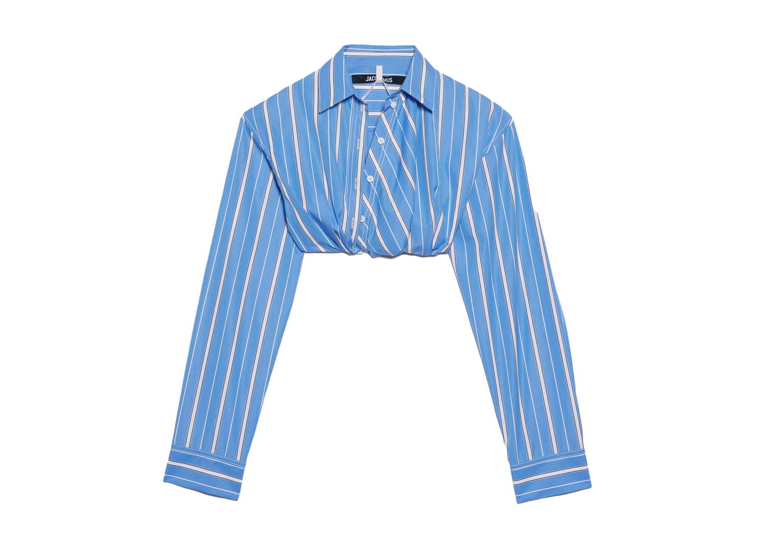Skjorte Jacquemus La Chemise Bahia Courte Shirt Blå | 233SH042-1453-3BR, 0