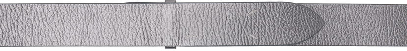 Bælter Maison Margiela Silver Metallic Leather Belt Grå | SA1TP0006 P6749