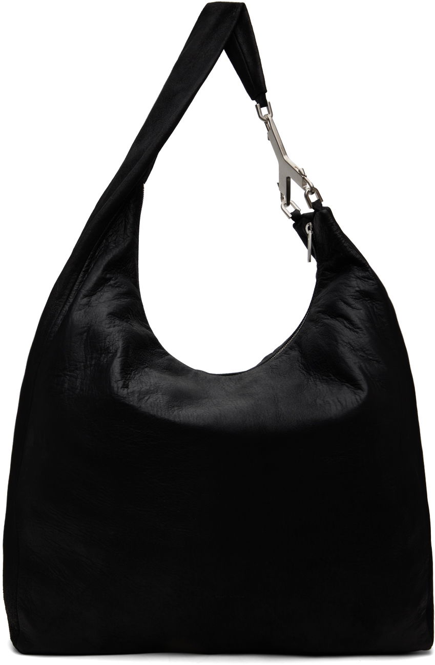 Skuldertaske Rick Owens Rick Owens Porterville Cerberus Shoulder Bag Sort | RA02D0529 LBA, 0