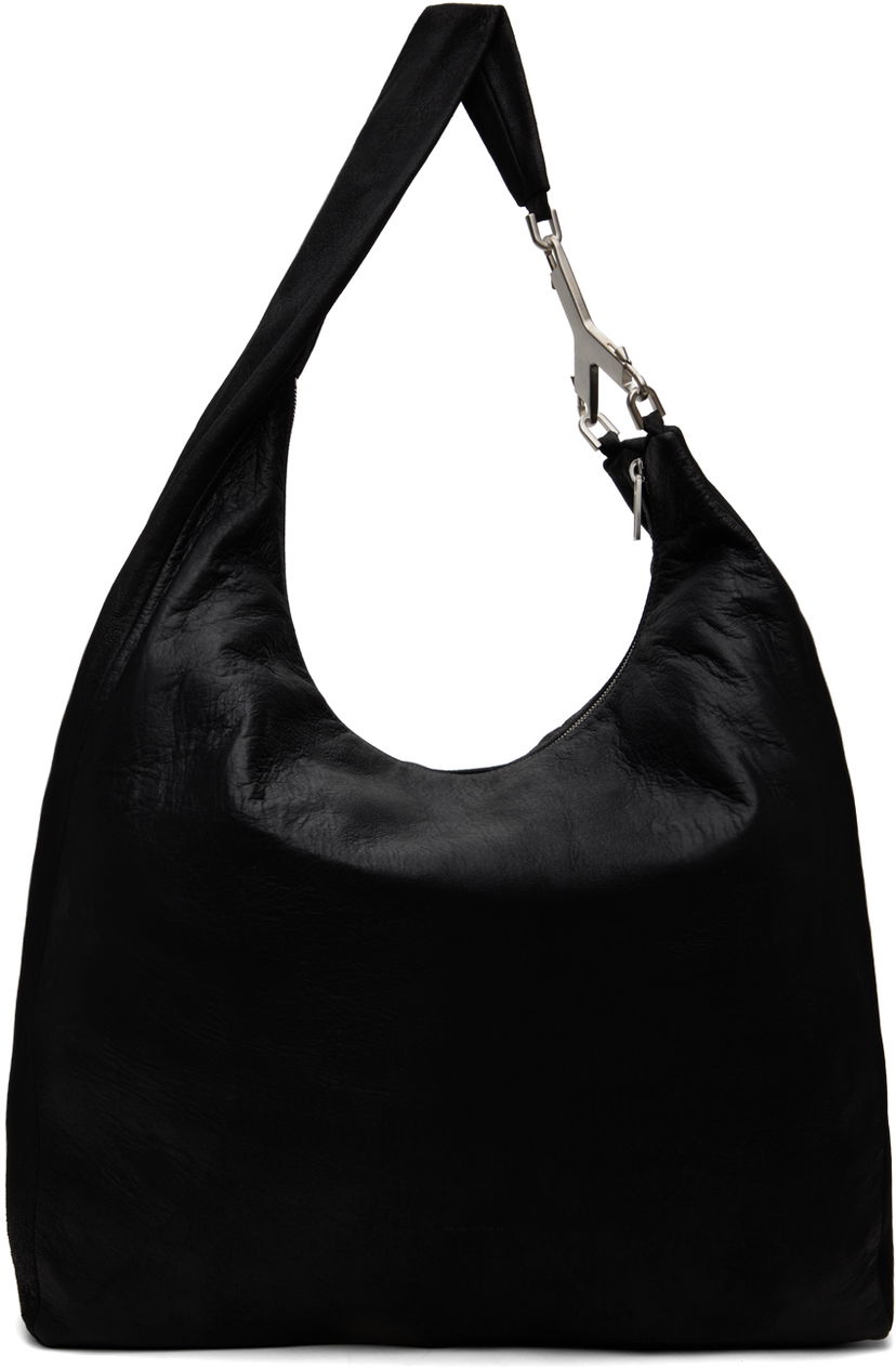 Skuldertaske Rick Owens Rick Owens Porterville Cerberus Shoulder Bag Sort | RA02D0529 LBA