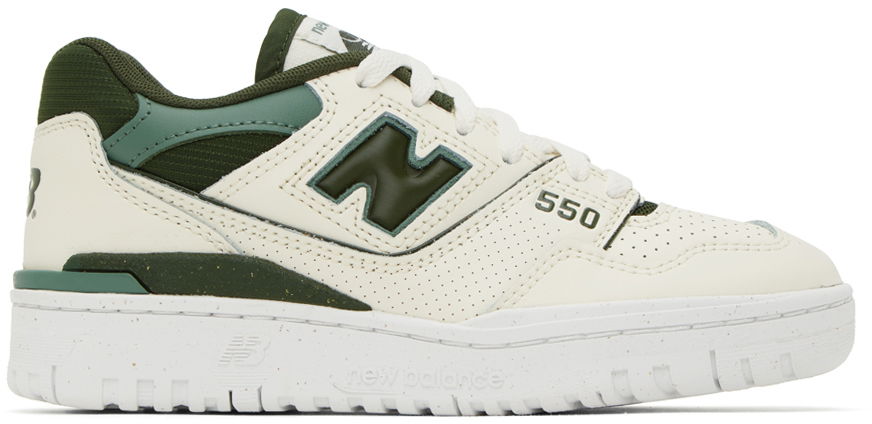 Sneakers og sko New Balance 550 "Off-White & Green" Hvid | BBW550DI, 0