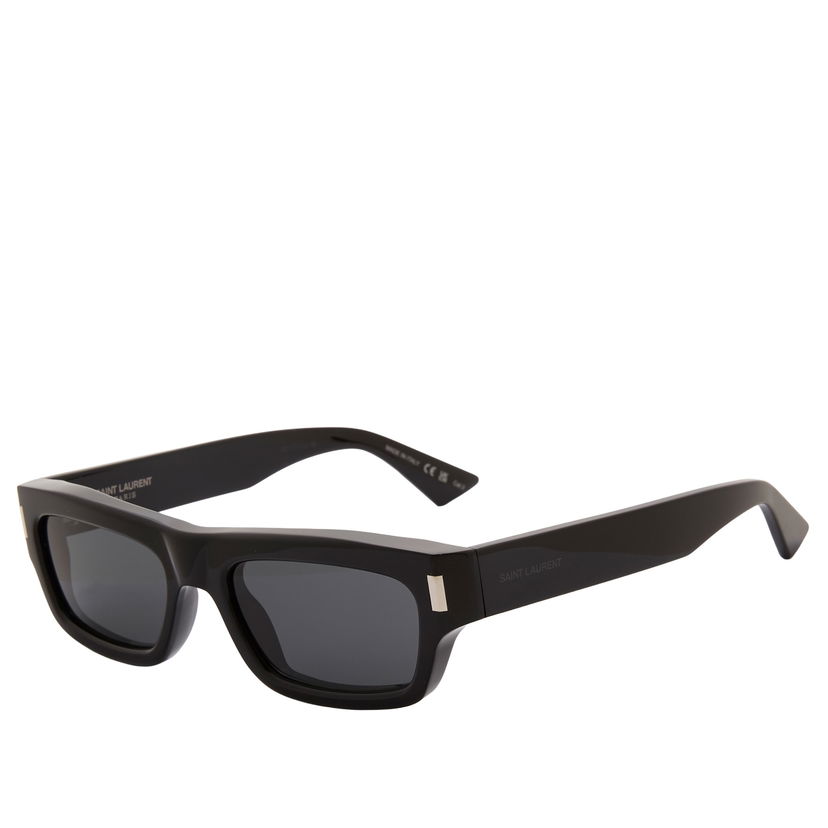 Solbriller Saint Laurent Saint Laurent SL 837 Rectangular Sunglasses Sort | SL-837-001