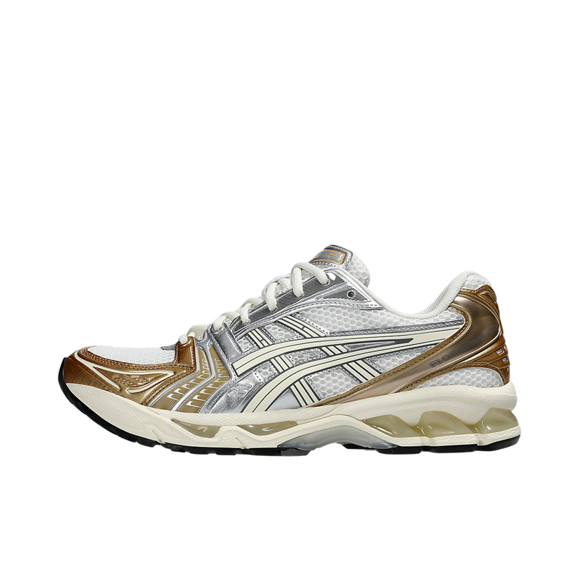 Løbe Asics GEL-Kayano 14 White Cream Gold W Brun | 1203A537-104