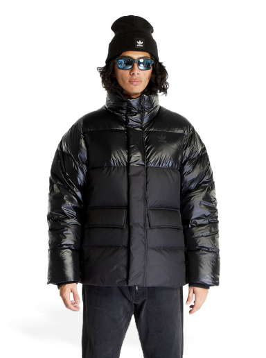 Puffer jakke adidas Originals Mid Puffer Jacket Black Sort | IR7133