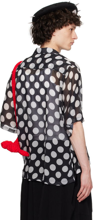 Skjorte Charles Jeffrey Loverboy Charles Jeffrey LOVERBOY Polka Dot Shirt Sort | 54070201, 2