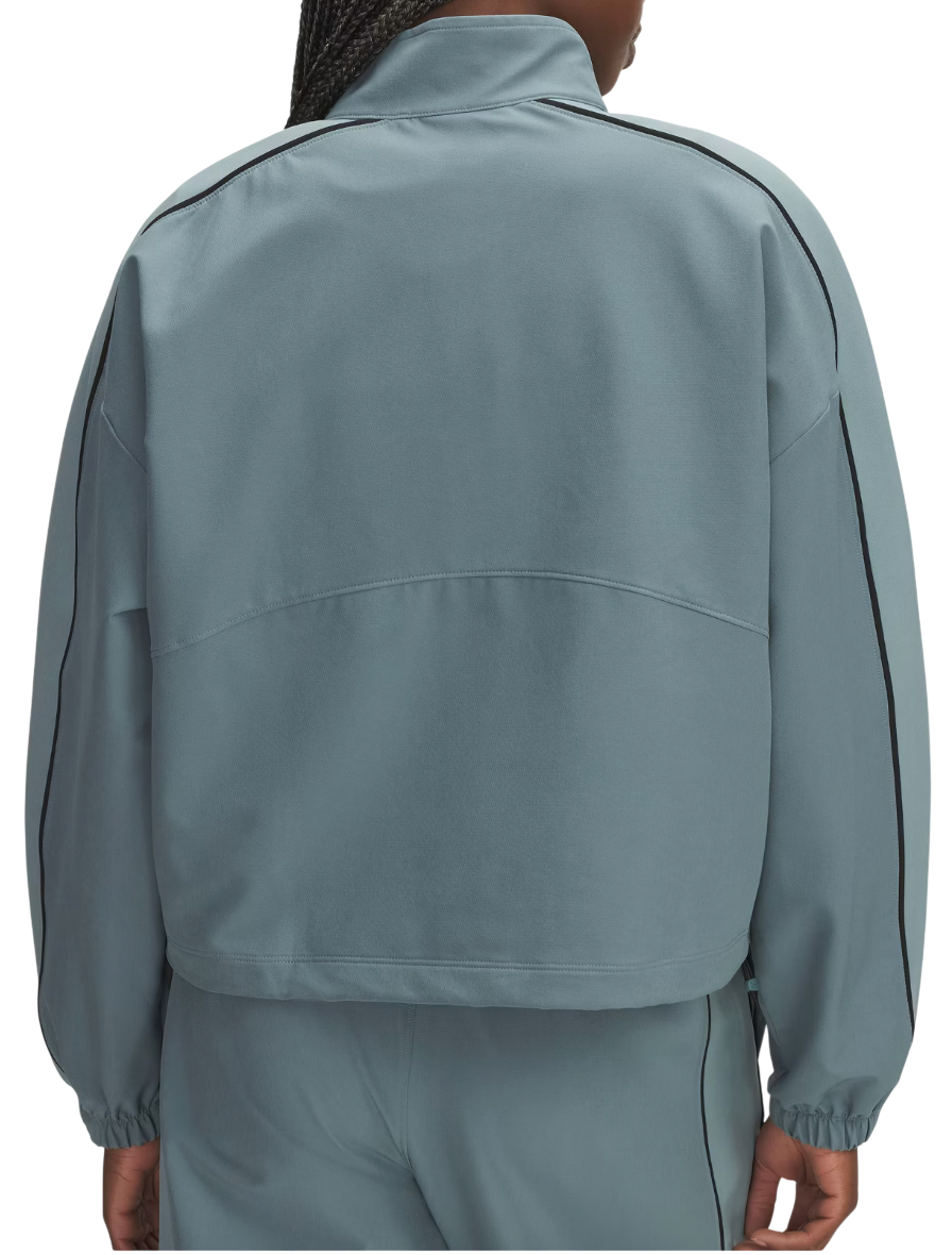 Vindjakke Under Armour Rival Swoven Full-Zip Track Jacket with Contrast Piping Turkis | 6003715-587, 1