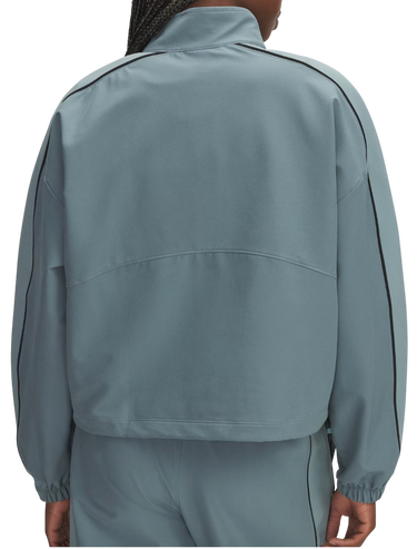 Vindjakke Under Armour Rival Swoven Full-Zip Track Jacket with Contrast Piping Turkis | 6003715-587, 1