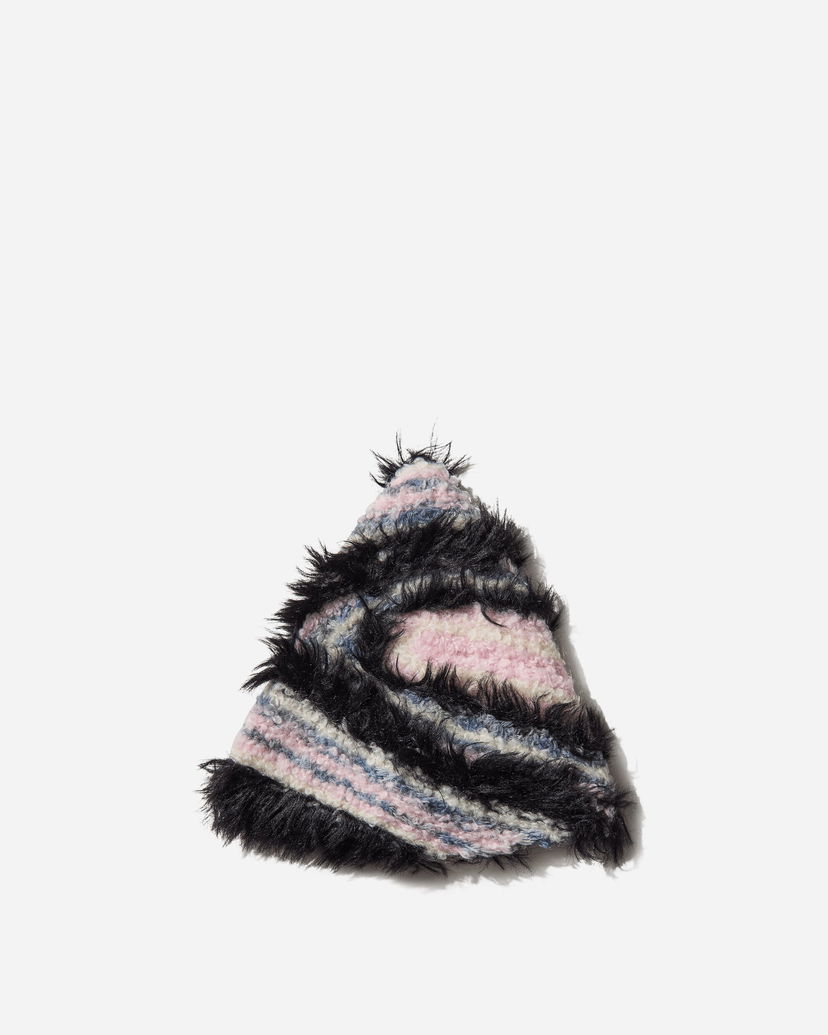 Hat KIKO KOSTADINOV Fuzzy Chevron Knit Hat Flerfarvet | KKWAW25KN15 140