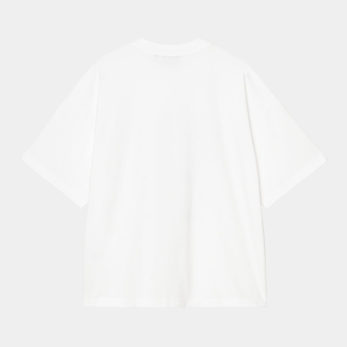 T-shirt Carhartt WIP S/S Hackwork T-Shirt heavy stone wash Hvid | I035434_9, 1