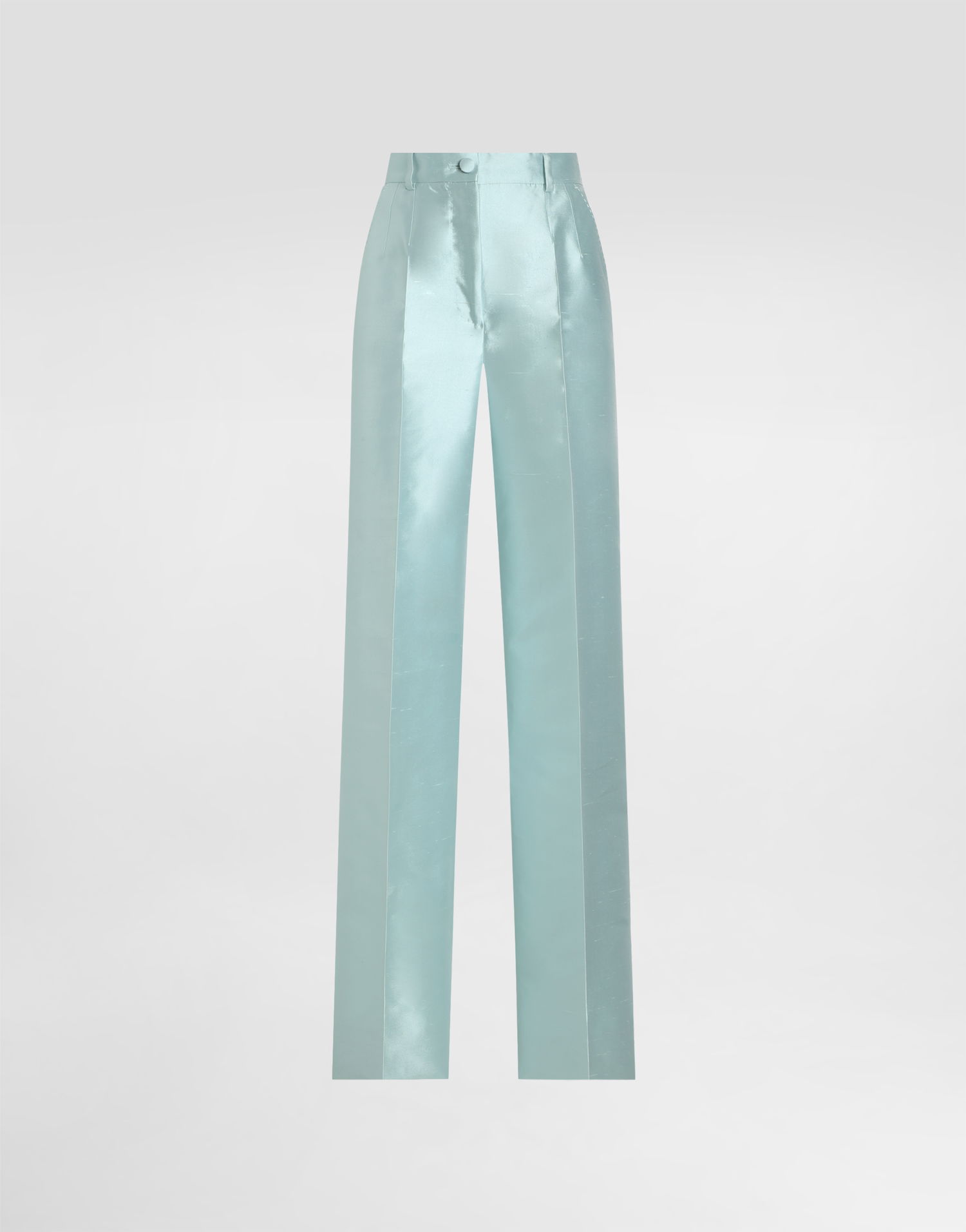 Bukser Dolce & Gabbana Dolce & Gabbana Shantung Silk Trousers Turkis | FTDDWTFU1JKB0276, 0