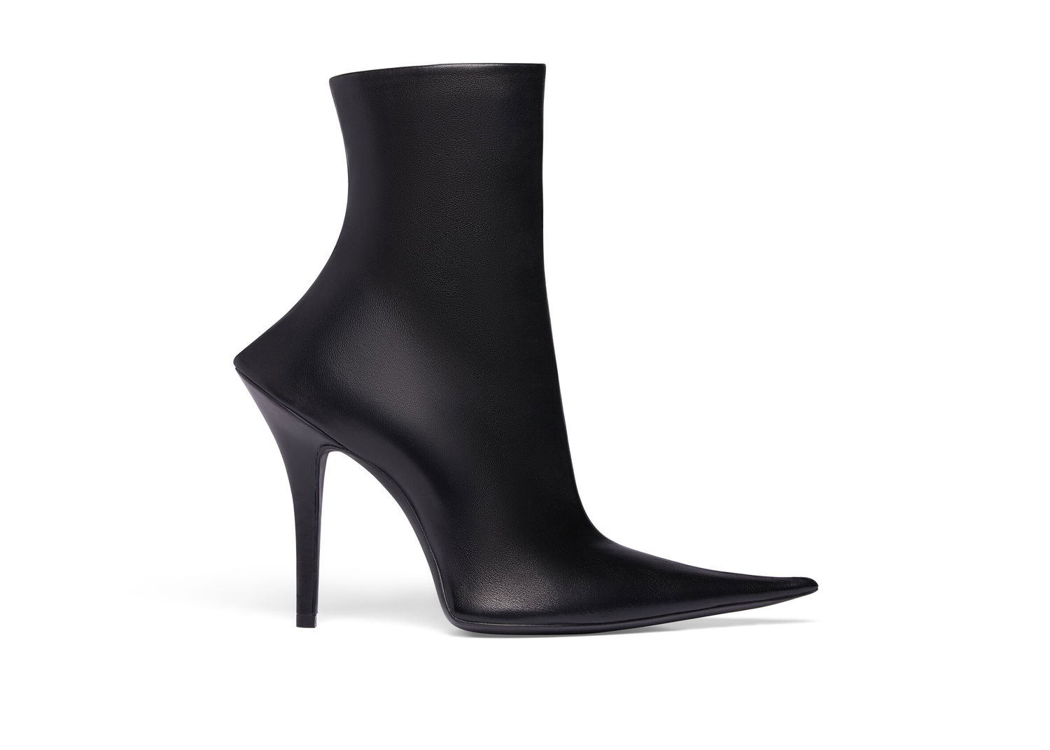 Sneakers og sko Balenciaga Witch 110mm Booties "Black Sheepskin" W Sort | 747603WBCW01000, 0