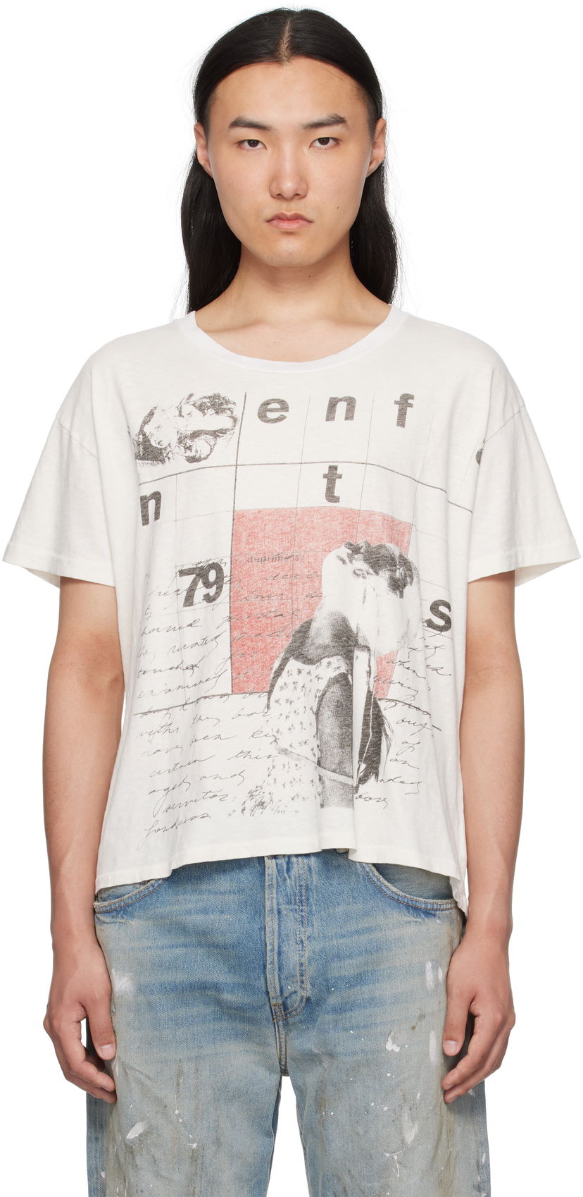 T-shirt Enfants Riches Déprimés Enfants Riches Déprimés Pharmacist's Daughter Graphic T-Shirt Hvid | 010-817