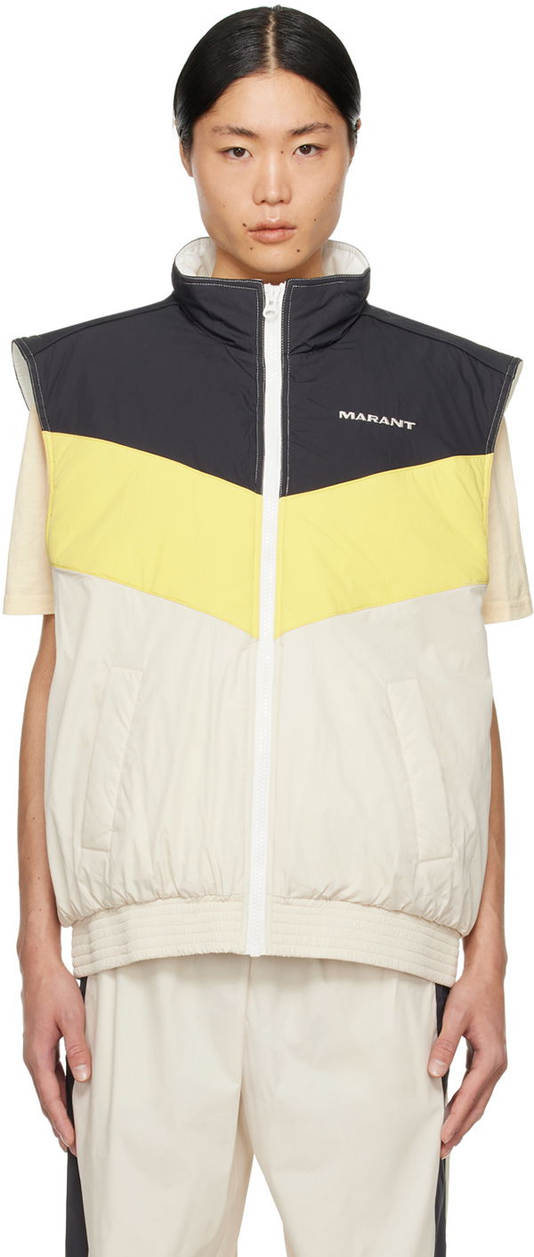 Vest ISABEL MARANT Bruce Vest Gul | 24PVE0287HA-B1D07H