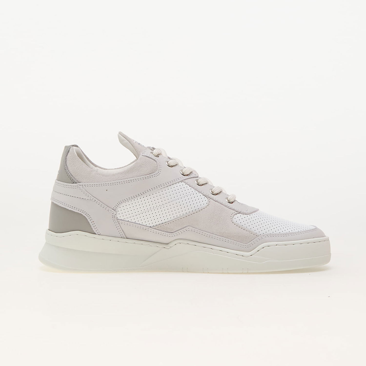 Sneakers og sko Filling Pieces Low Top Ghost Paneled White Hvid | 10120631855, 1