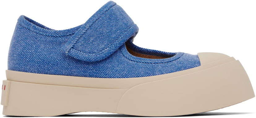 Sneakers og sko Marni Marni Pablo Mary Jane Ballerinas Blå | SNZW003120 P8093