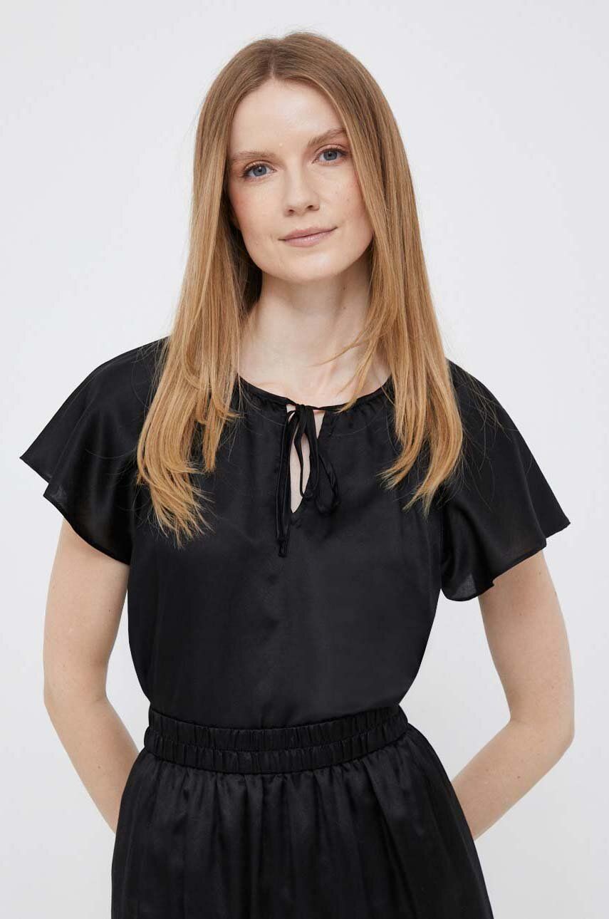 Skjorte DKNY Blouse Sort | P3AA5R88, 0