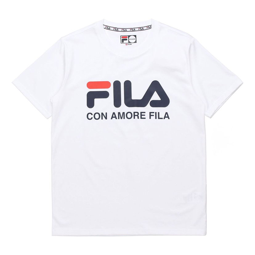 T-shirt FILA Fusion Logo Graphic T-Shirt Hvid | T51M019150F-WT