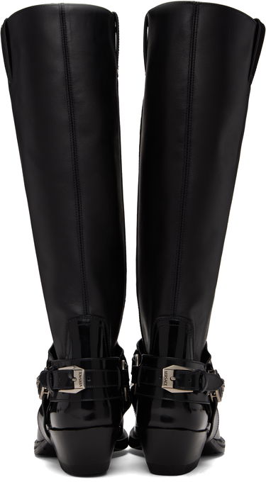 Tøj Versace Versace Texano Knee-High Boots Sort | 1016746_1A12155_1B00I, 1