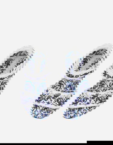 Sneakers og sko Dolce & Gabbana Dolce & Gabbana Calfskin Sandals Majolica Print For First Steps Flerfarvet | D20064AC113HA3OB, 3
