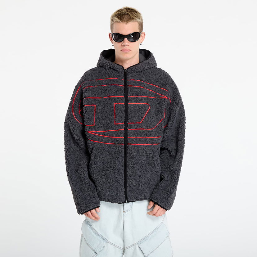 Sweatshirt Diesel Diesel S-Zat Fleece Hoodie Grå | A18947_0KIBT 9AW