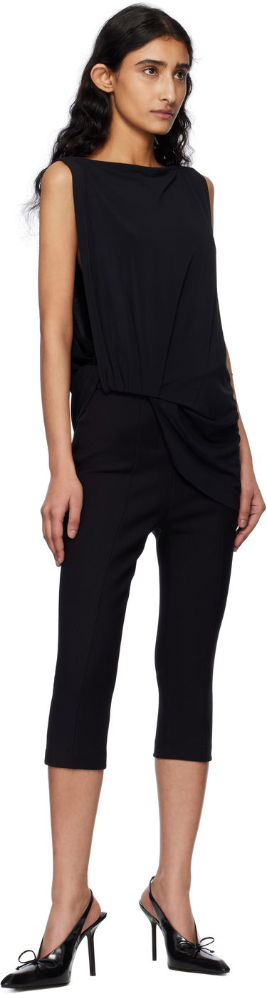 Tanktop Jacquemus Jacquemus La Croisière 'The Peplo' Draped Top Sort | 25E251TO122-2381, 3