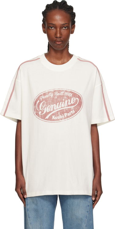 T-shirt Ksubi Ksubi 'Genuine' Boyfriend Short Sleeve T-Shirt Hvid | WPF25TE007, 0
