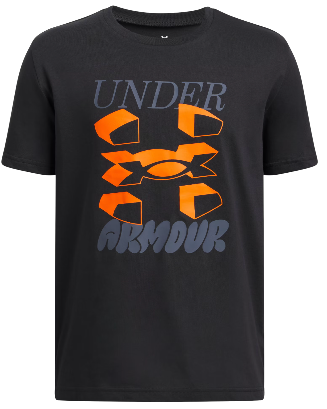 T-shirt Under Armour Split Big Logo Short Sleeve T-Shirt Sort | 1390003-001, 0