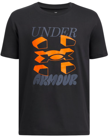 T-shirt Under Armour Split Big Logo Short Sleeve T-Shirt Sort | 1390003-001, 0