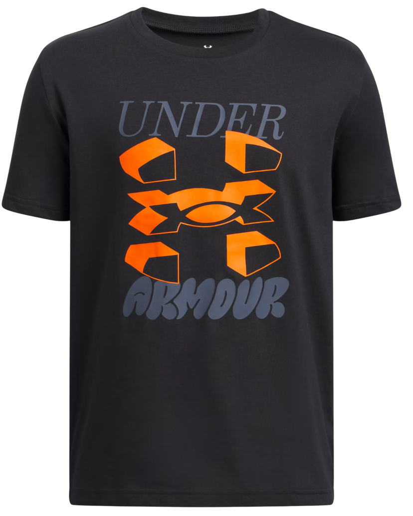 T-shirt Under Armour Split Big Logo Short Sleeve T-Shirt Sort | 1390003-001