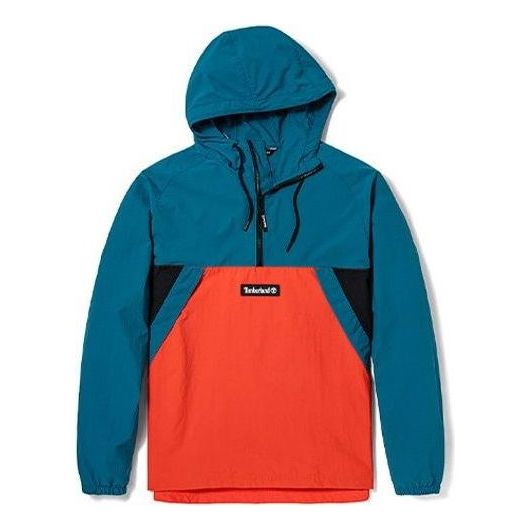 Vindjakke Timberland Pullover Windbreaker Jacket Orange | A2BUU-CE0