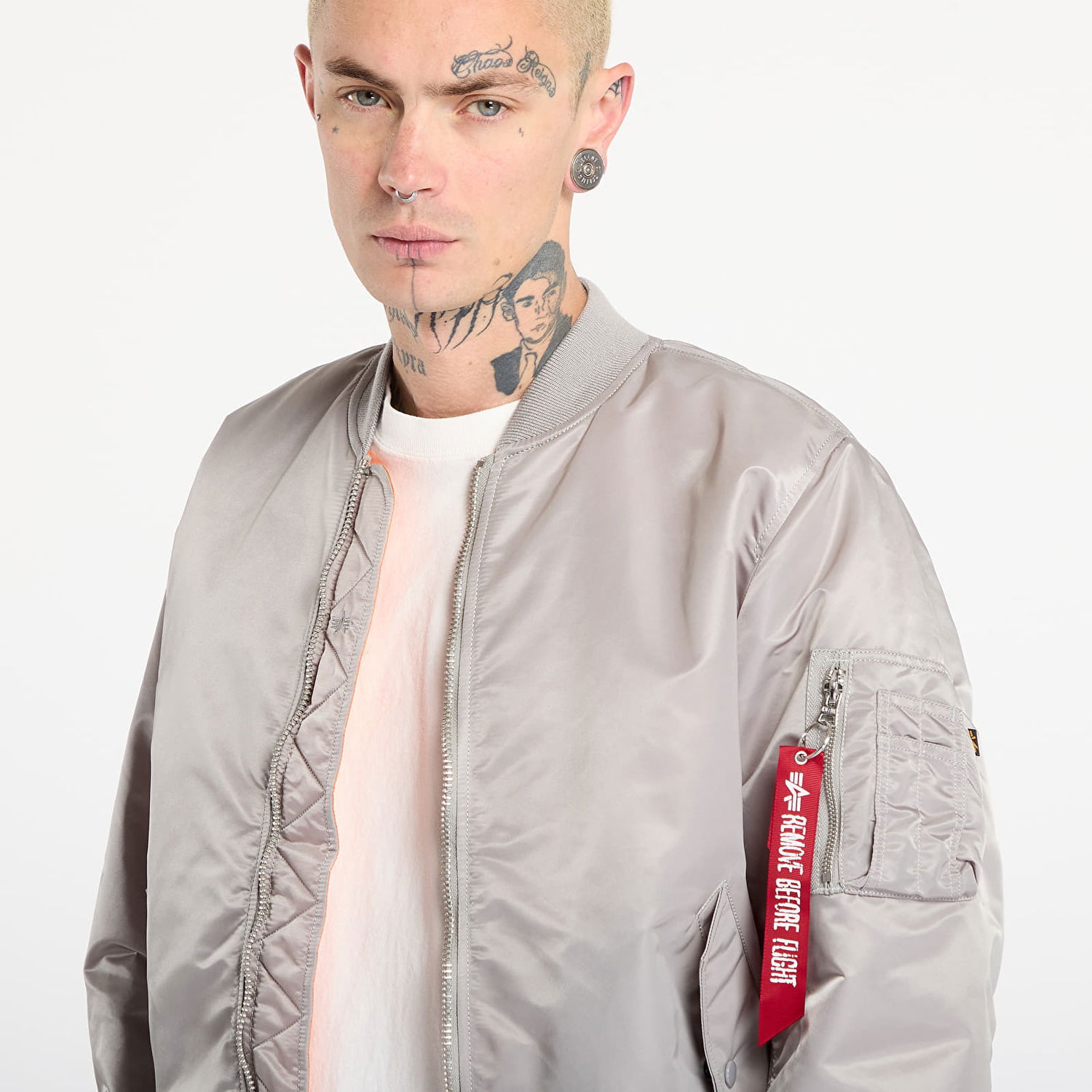 Bomberjakke Alpha Industries MA-1 Heritage Bomber Jacket Grå | 100101-31, 1