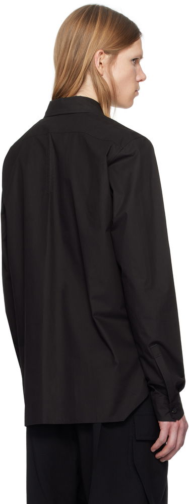 Skjorte Rick Owens Rick Owens Hollywood Work Shirt Sort | RU01E5291 P, 2