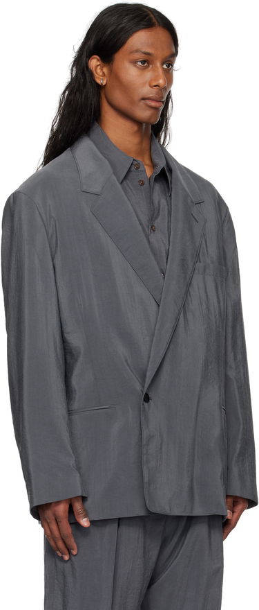 Jakke LEMAIRE Lemaire Soft Double-Breasted Blazer Sort | JA1076 LF1308, 4