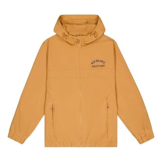 Vindjakke New Balance Woven Windbreaker Jacket Gul | AMJ41303-TCC
