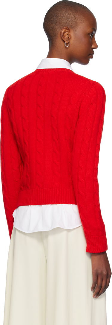 Sweater &Daughter Cable Crewneck Sweater Rød | F2304, 2