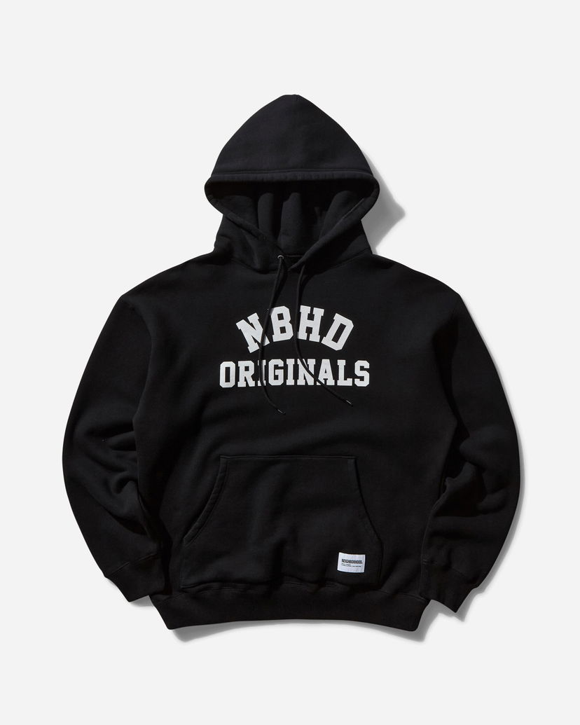 Sweatshirt Neighborhood NBHD Originals Hoodie Sort | 242UWNH-CSM02 BK