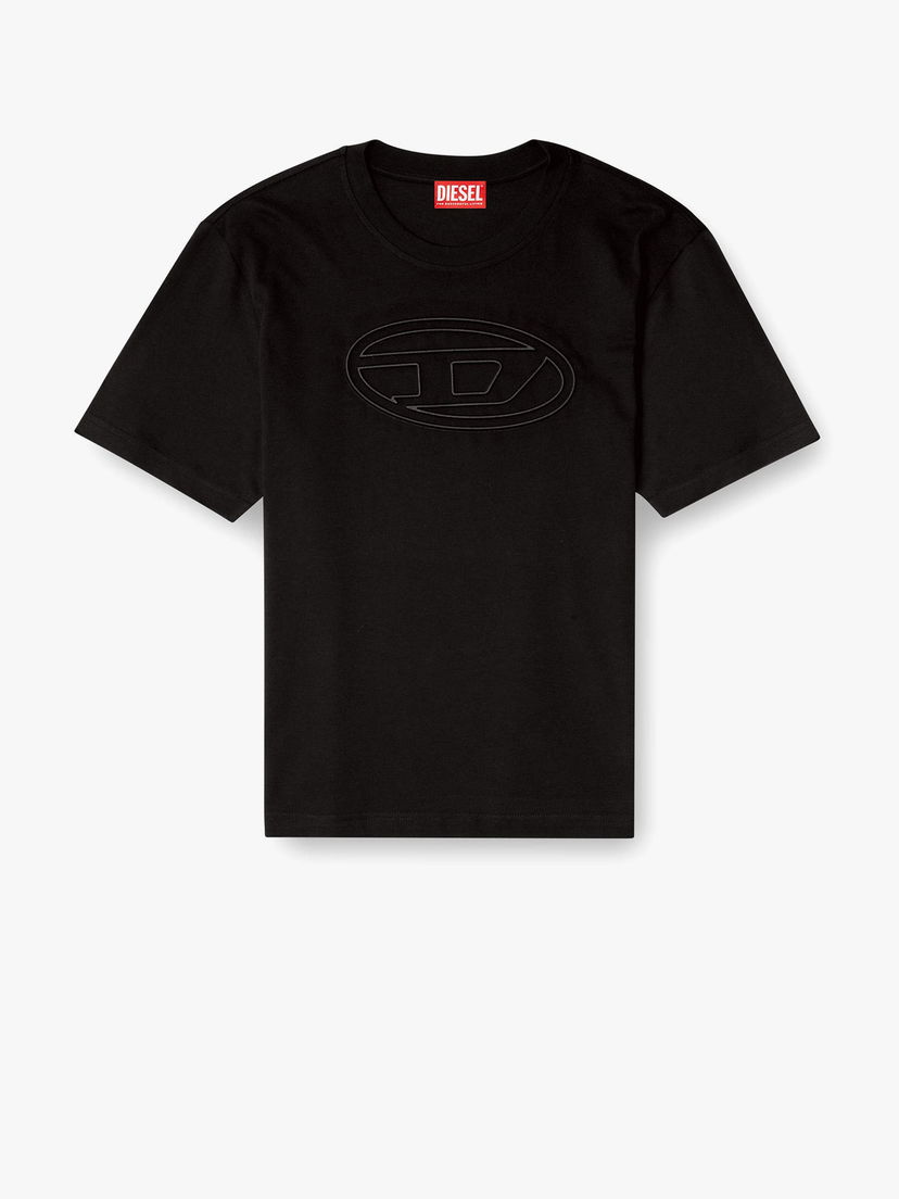 T-shirt Diesel Diesel Oval Logo T-Shirt Sort | A174020NJBM9XX