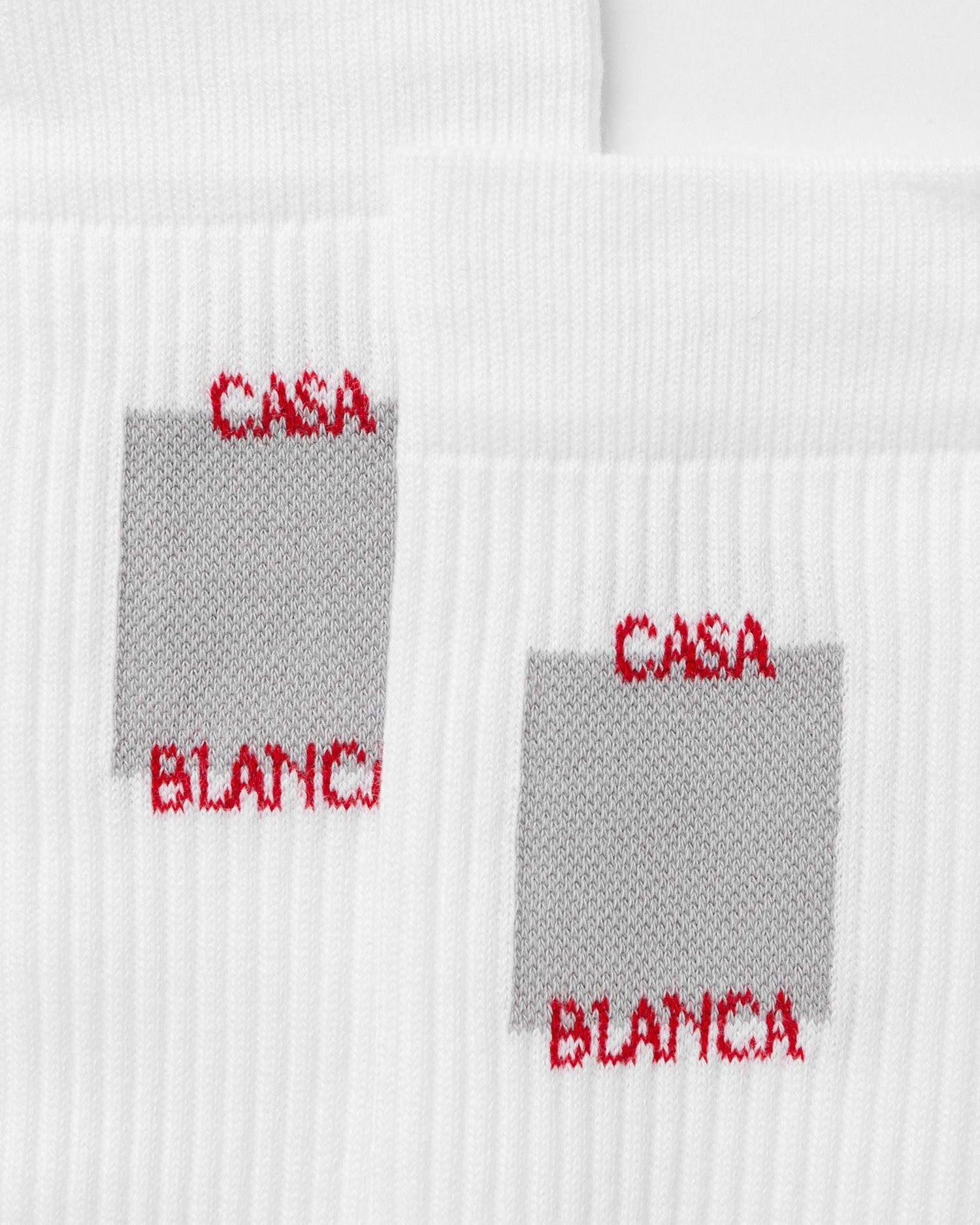 Sokker Casablanca UNISEX PRINTED SOCKS Hvid | AF24-ACC-010-01, 1