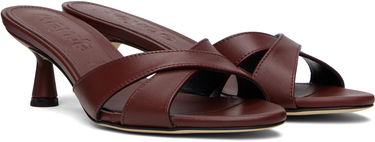 Tilbehør Aeyde Aeyde Vero Leather Mules Bourgogne | A11-HS-PRAR55ST164-SS25-955-007, 3