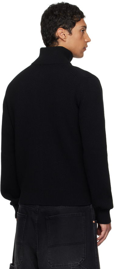 Sweater VETEMENTS VETEMENTS 'VET' Zip-Up Sweater Sort | UH76KN400B, 2