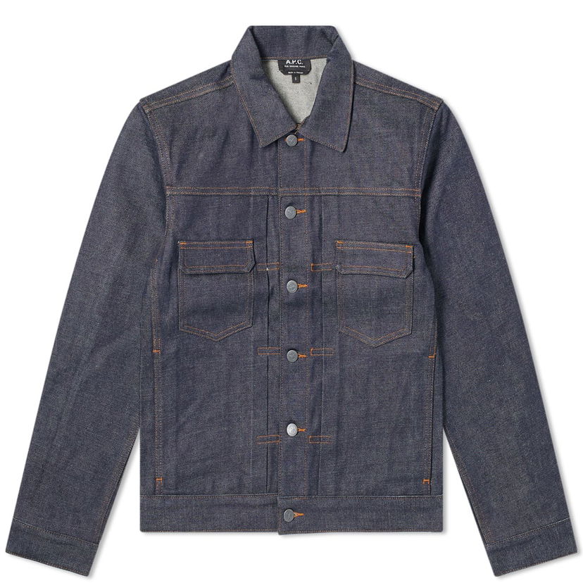 Jakke A.P.C. A.P.C. Work Jean Jacket Blå | CODBS-H02191-IAI