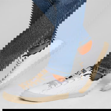 Sneakers og sko Puma Clyde Service Line "White" Hvid | 393088_01, 3