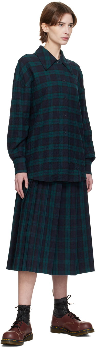 Skjorte YMC YMC Lena Plaid Shirt Grøn | Q2XMC, 3