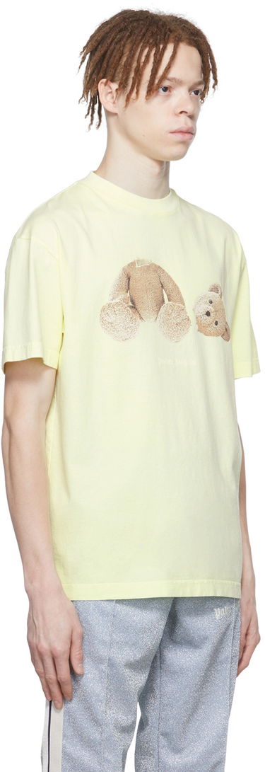 T-shirt Palm Angels Garment Dyed Kill the Bear Tee Gul | PMAA001S22JER0196560, 1